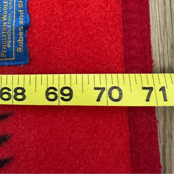 Vintage Pendleton Beaver State Chief Joseph Aztec Blanket Throw Reversible 61x71 - Picture 11 of 12